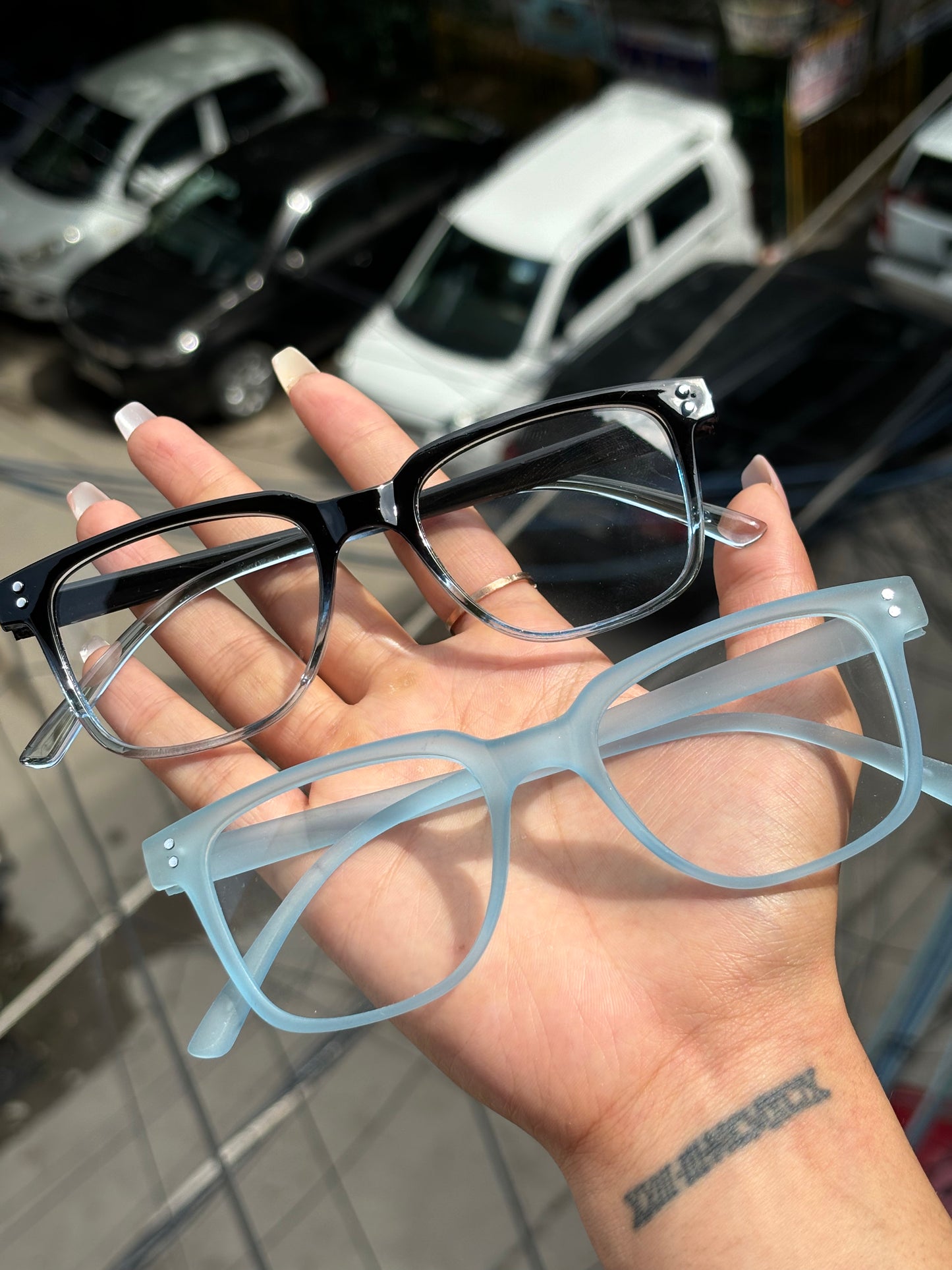 Blue & Black ombre combo