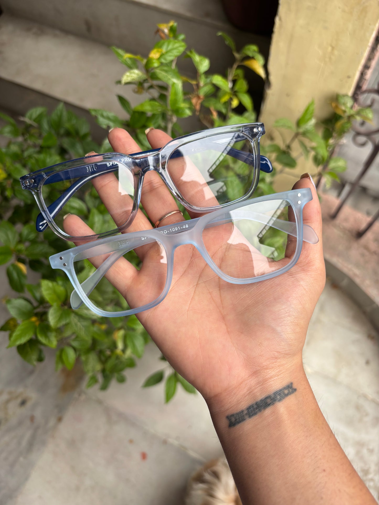 Blue & matte blue