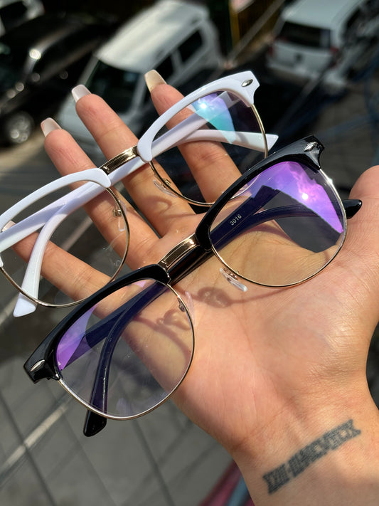 CLUBMASTER COMBO- unisex (black+white)