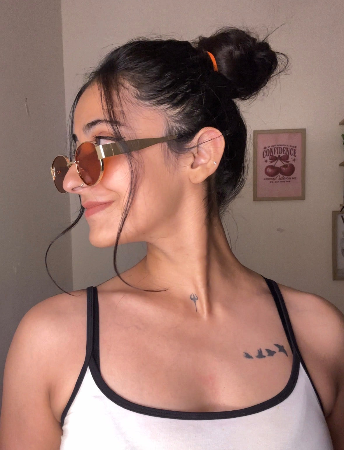 FINE SHYT- brown Women's sunglass