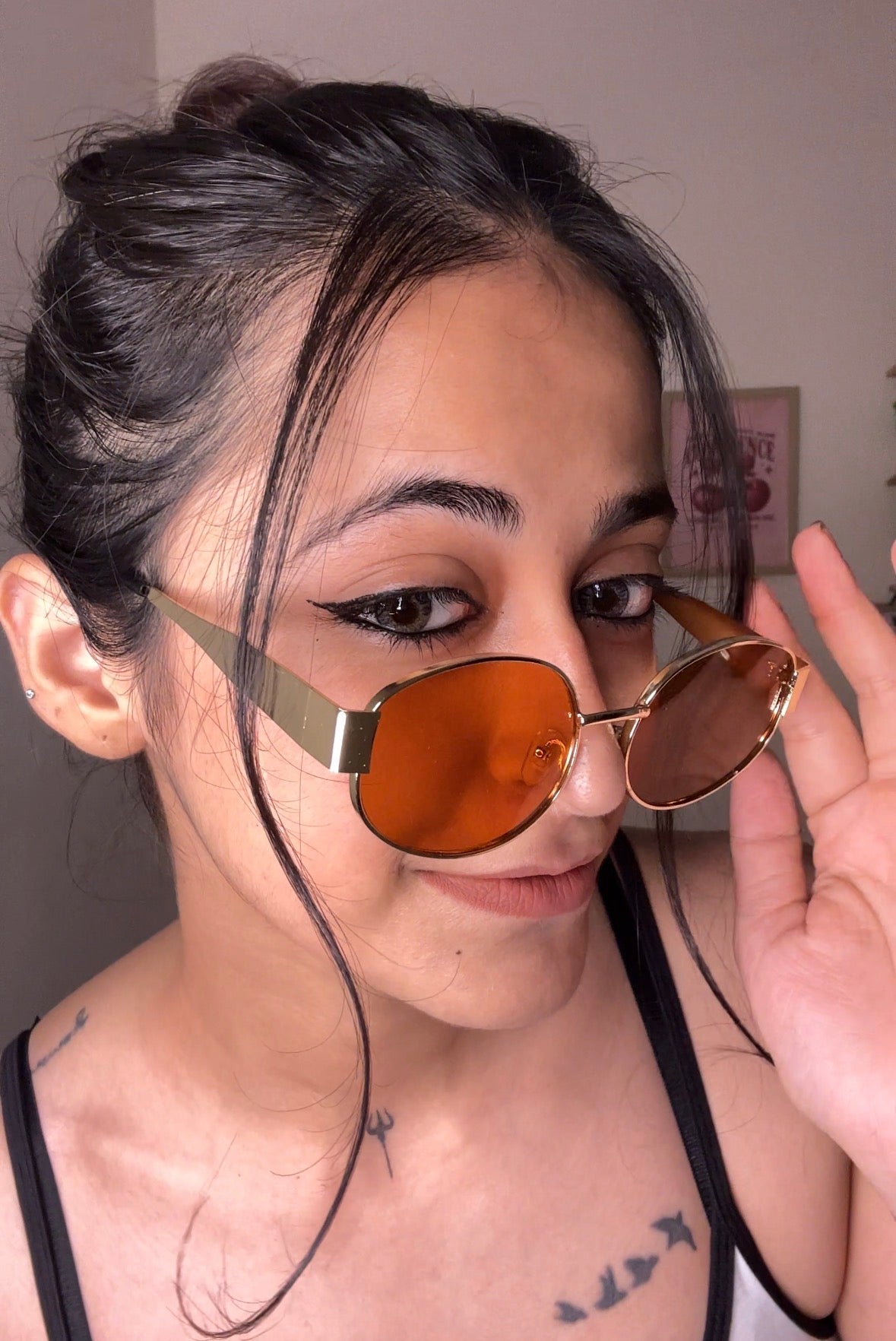 FINE SHYT- brown Women's sunglass