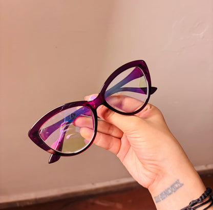 JAAMUN- women's cat eye BLU CUT frame